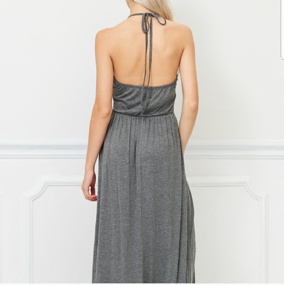 LAST 1! SM. Bellino Halter Maxi dress - Picture 2 of 6
